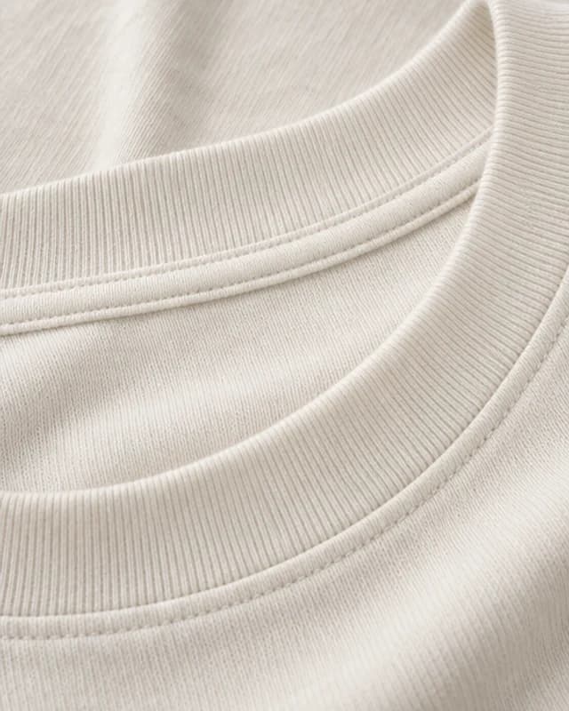 Heavy Cotton Tee Off-white: detalhe do tecido