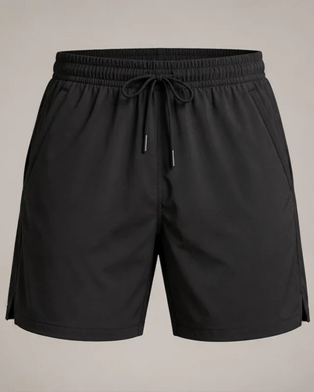 Performance Shorts Preto, vista frontal