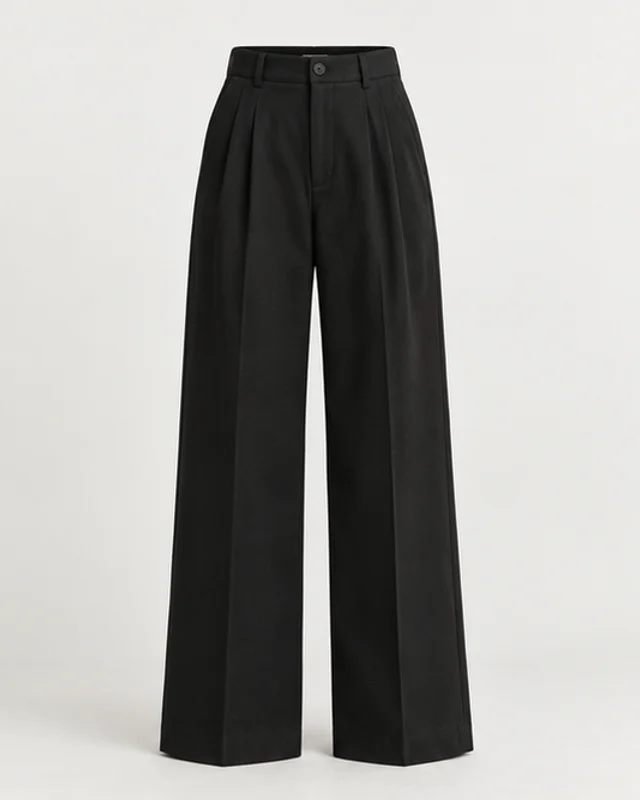 Relaxed Pants Preto, vista frontal