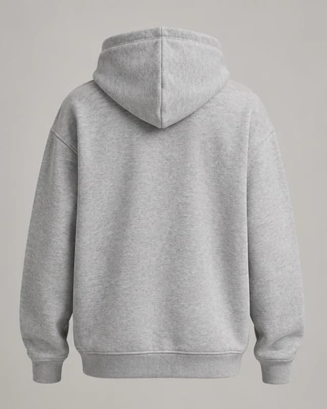 Essential Hoodie Mescla: costas